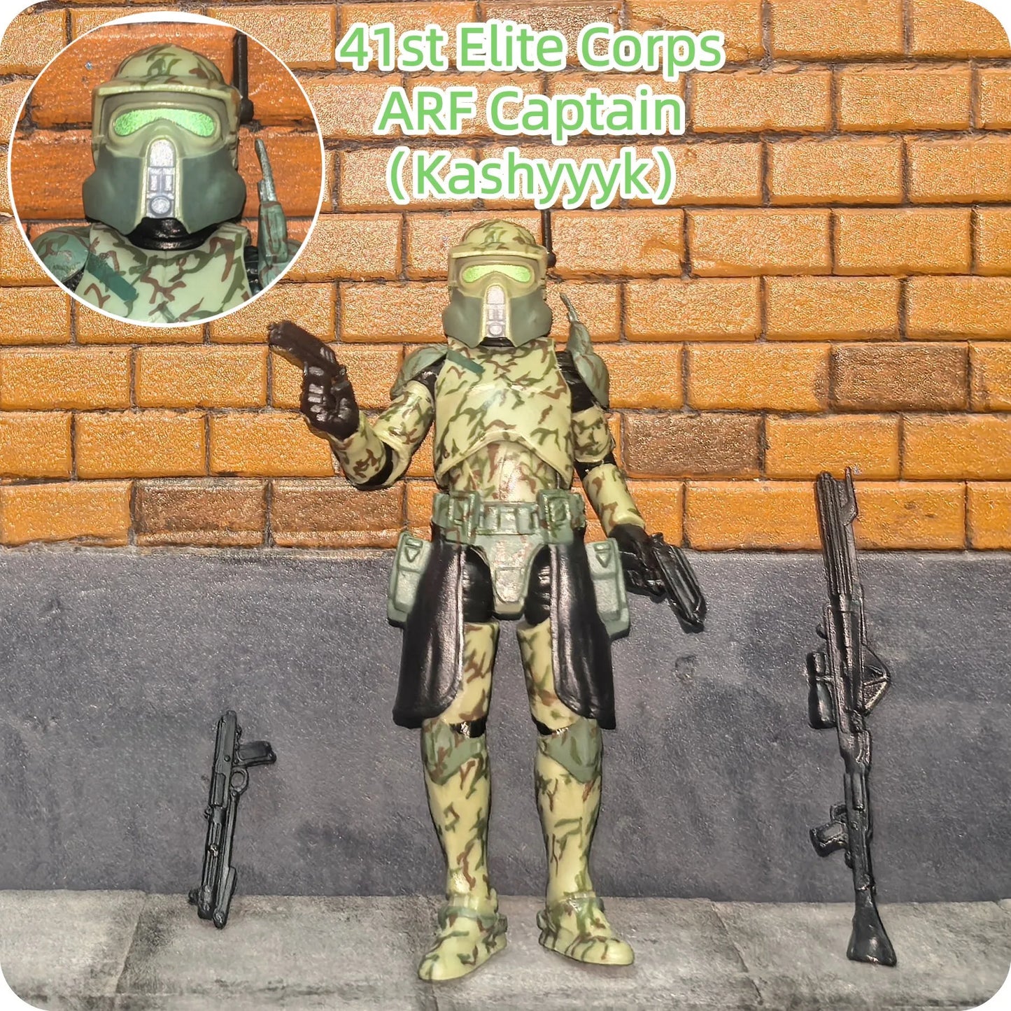 Star Wars Clone Trooper 41st Elite Corps or  501st Legion | 3.75 Inch figure