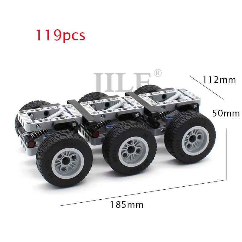 High-Tech Car Wheels Set