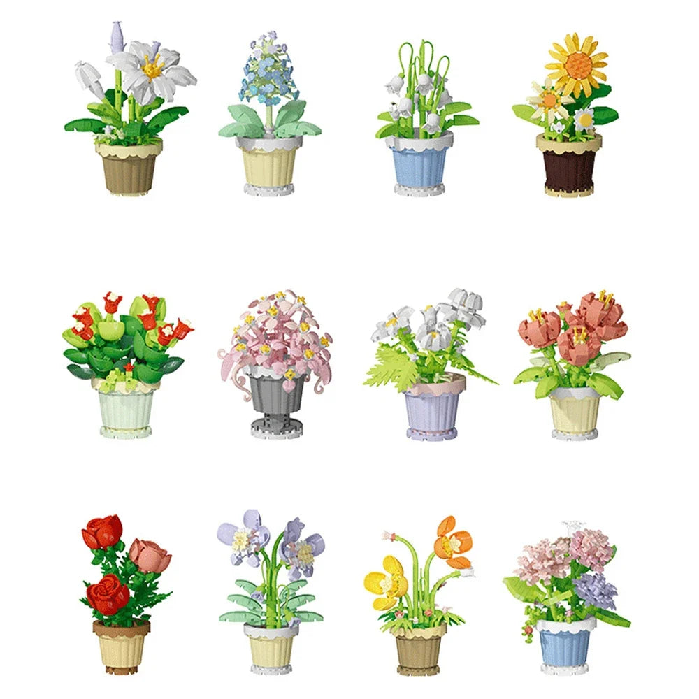 Mini Flower with Pot