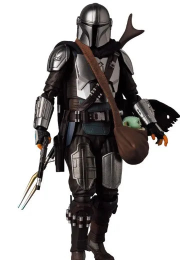 Medicom Toy Genuine MAFEX No.259 Stormtrooper (TM) Ver. 2.0 MAFEX No.256 The Mandalorian (Chrome Ver) Action Figure Toy Boy Gift