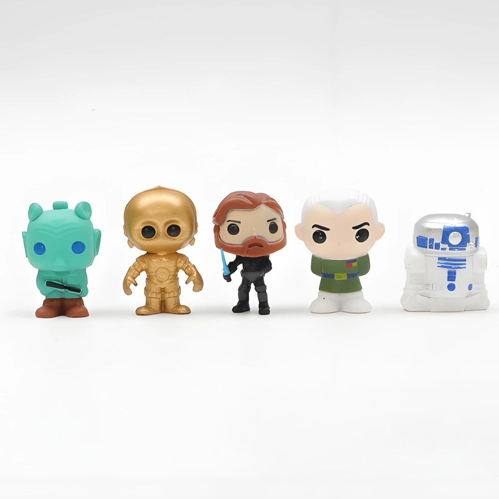 16 PCS/Set Star Wars 3-5cm Cute Figures