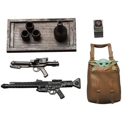 Medicom Toy Genuine MAFEX No.259 Stormtrooper (TM) Ver. 2.0 MAFEX No.256 The Mandalorian (Chrome Ver) Action Figure Toy Boy Gift