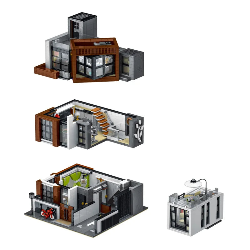 Modern Villa Modular City Building