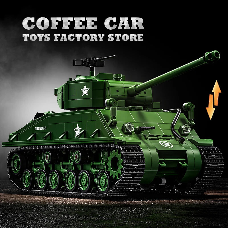WWII US Army M4 Tank
