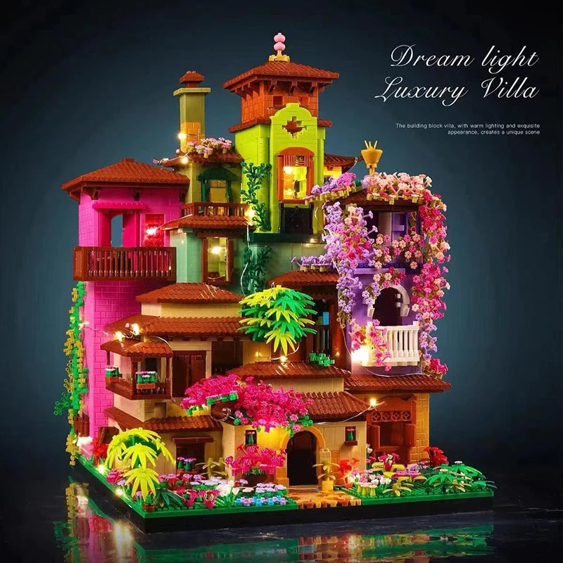 Magic Castle Sakura House  With LED Lights Mini Bricks (7080 pieces)