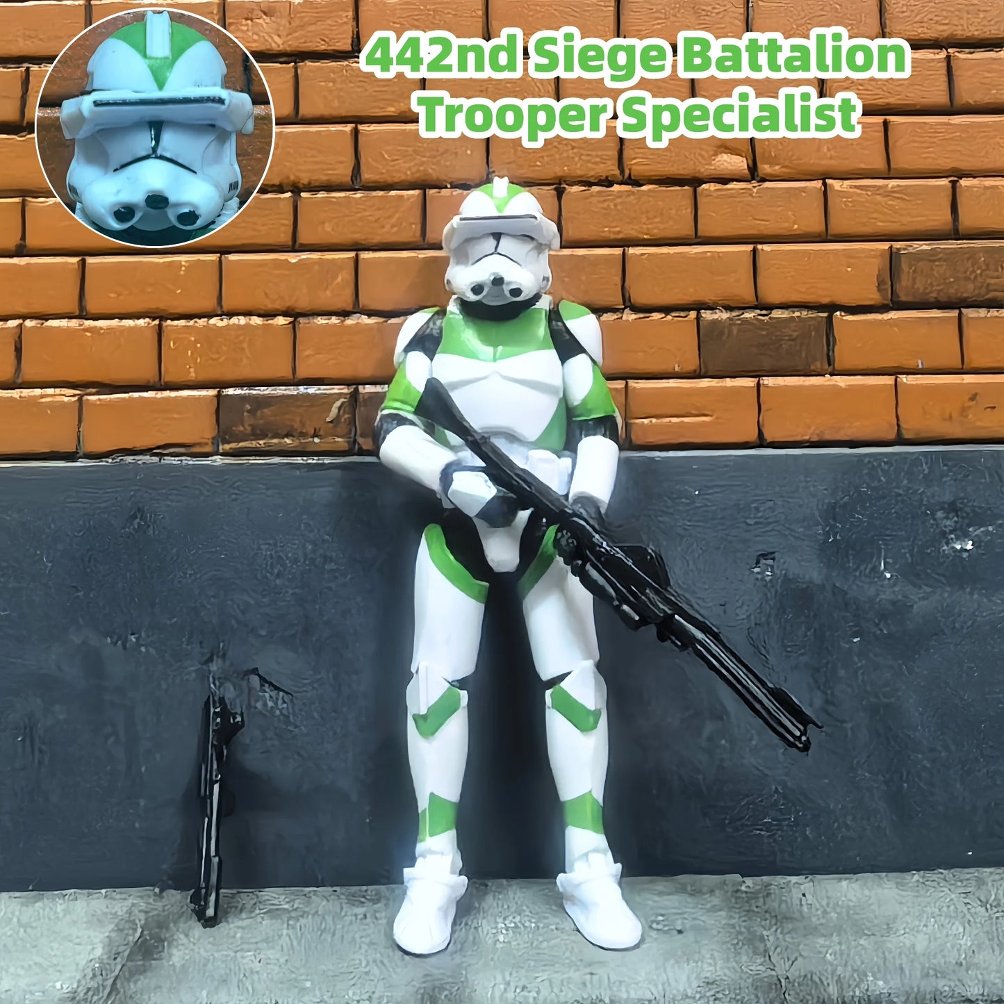 Star Wars  Clone Trooper  212th or 442nd Siege Battalion |  3.75 Inch figure
