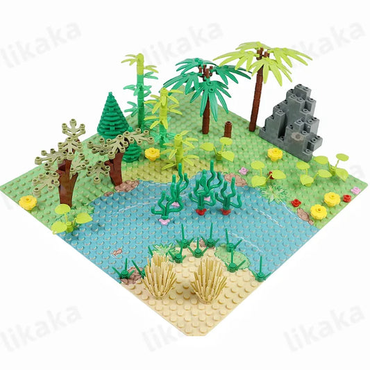 100PCS Tree + Plants Nature Accessories