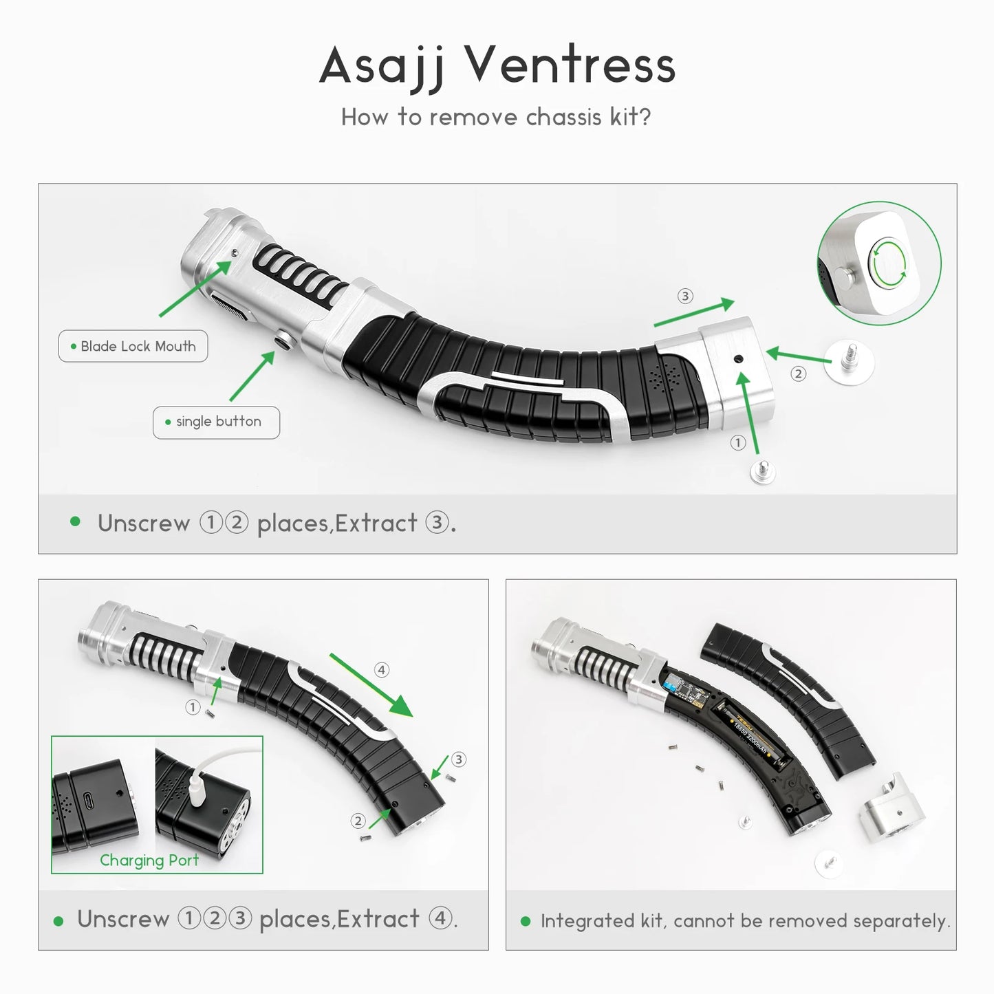 TXQ Saber Asajj Curved | App Controlled