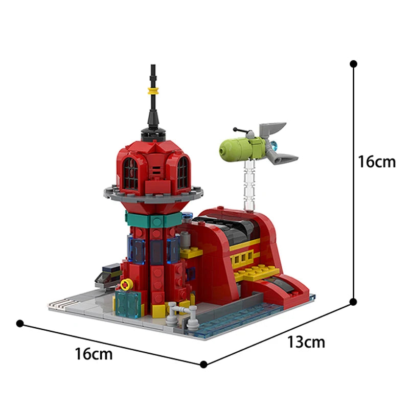 MOC Space Micro Planet Express Buildings