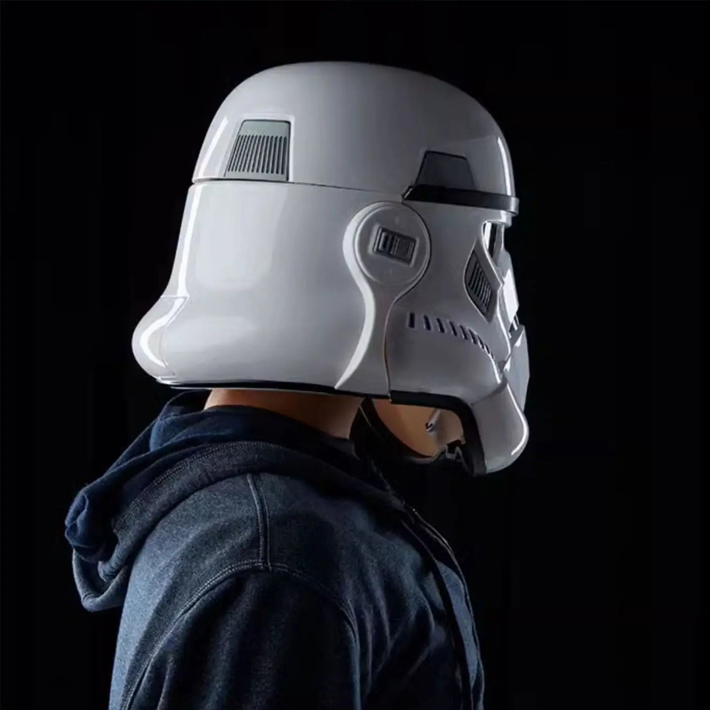 Original Hasbro STAR WARS The Black Series Rogue One Imperial Stormtrooper Electronic Helmet B7097