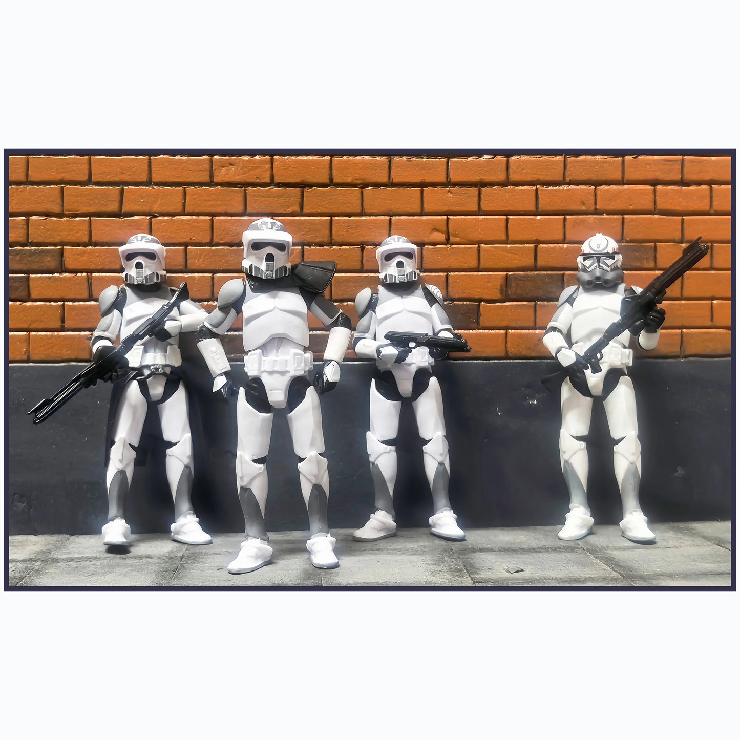 Star Wars 1/18 Airborne 212th or 104th Wolfpack 3.75 Inch Trooper