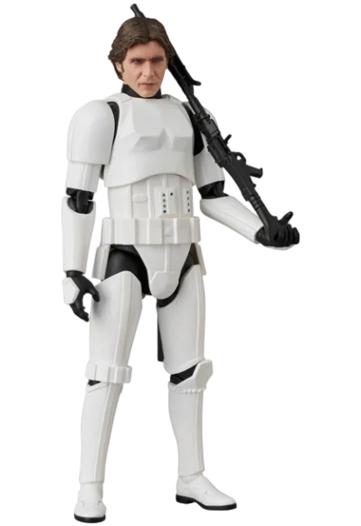 Medicom Toy Genuine MAFEX No.259 Stormtrooper (TM) Ver. 2.0 MAFEX No.256 The Mandalorian (Chrome Ver) Action Figure Toy Boy Gift