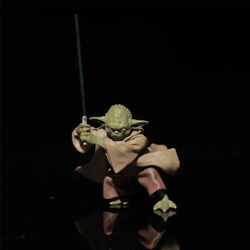 Star Wars Mandalorian Master YODA Action Figure - Collectible Toy with Sword