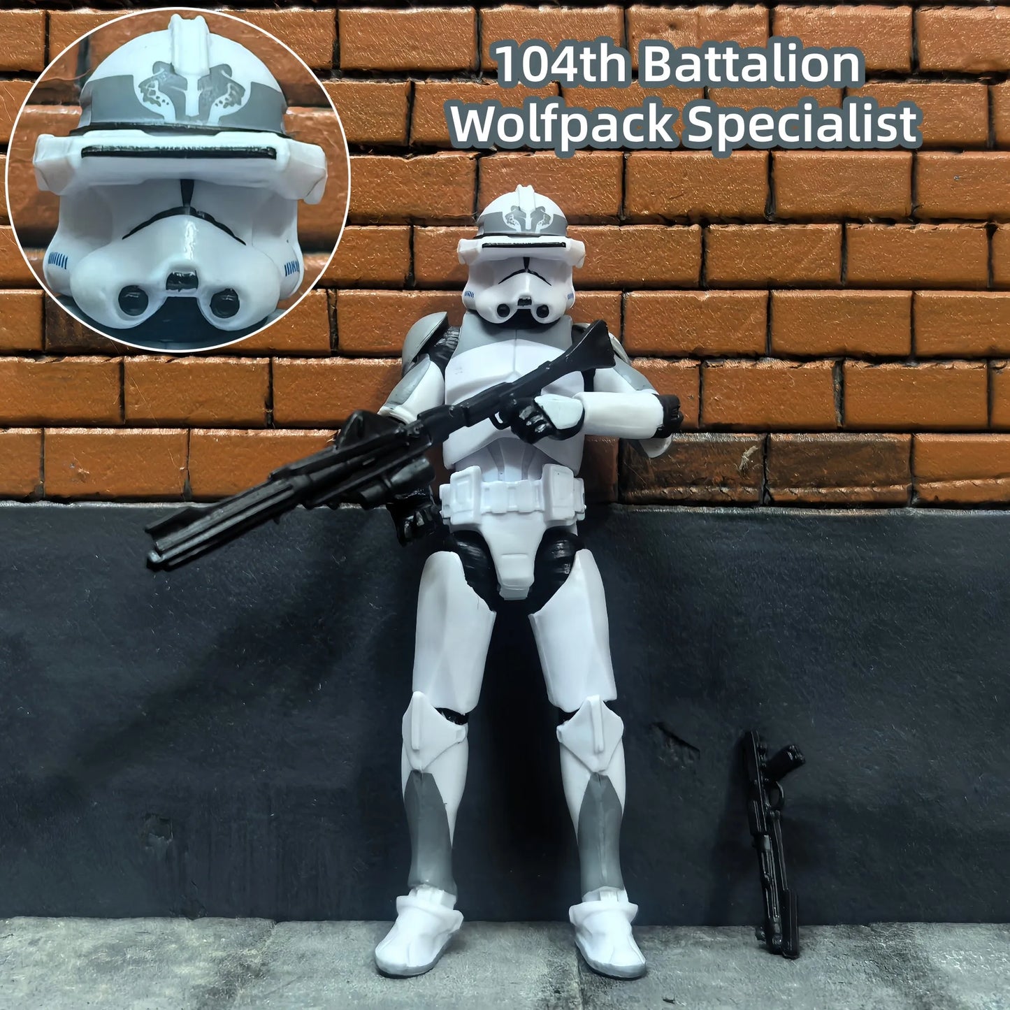 Star Wars 1/18 Airborne 212th or 104th Wolfpack 3.75 Inch Trooper