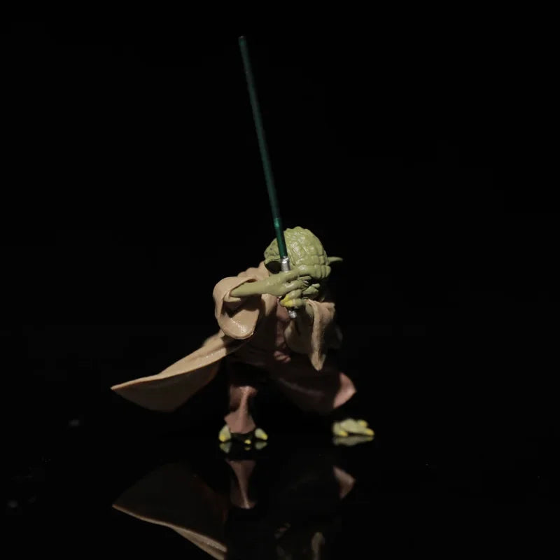 Star Wars Mandalorian Master YODA Action Figure - Collectible Toy with Sword