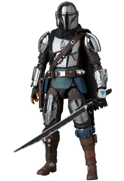 Medicom Toy Genuine MAFEX No.259 Stormtrooper (TM) Ver. 2.0 MAFEX No.256 The Mandalorian (Chrome Ver) Action Figure Toy Boy Gift