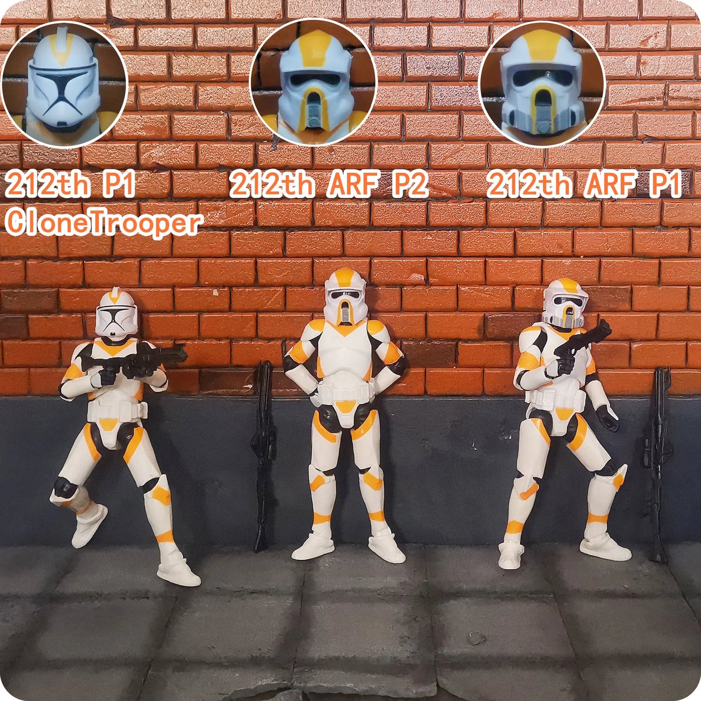 Star Wars  Clone Trooper  212th or 442nd Siege Battalion |  3.75 Inch figure