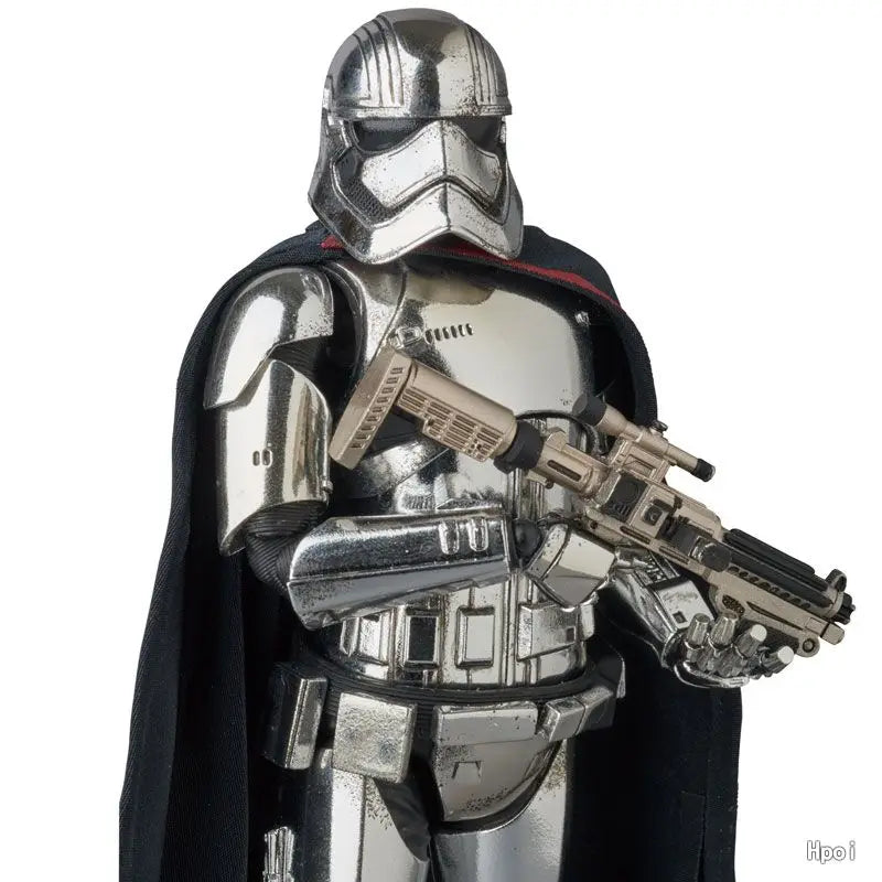 Medicom Toy Genuine MAFEX No.259 Stormtrooper (TM) Ver. 2.0 MAFEX No.256 The Mandalorian (Chrome Ver) Action Figure Toy Boy Gift