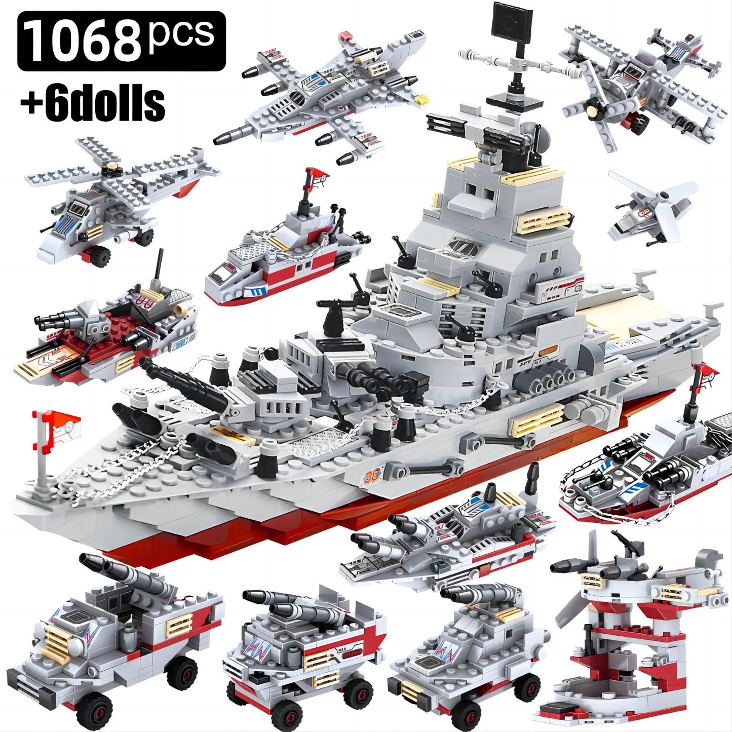 Navy Destroyer Aircraft Carrier Sets (4 to pick from)