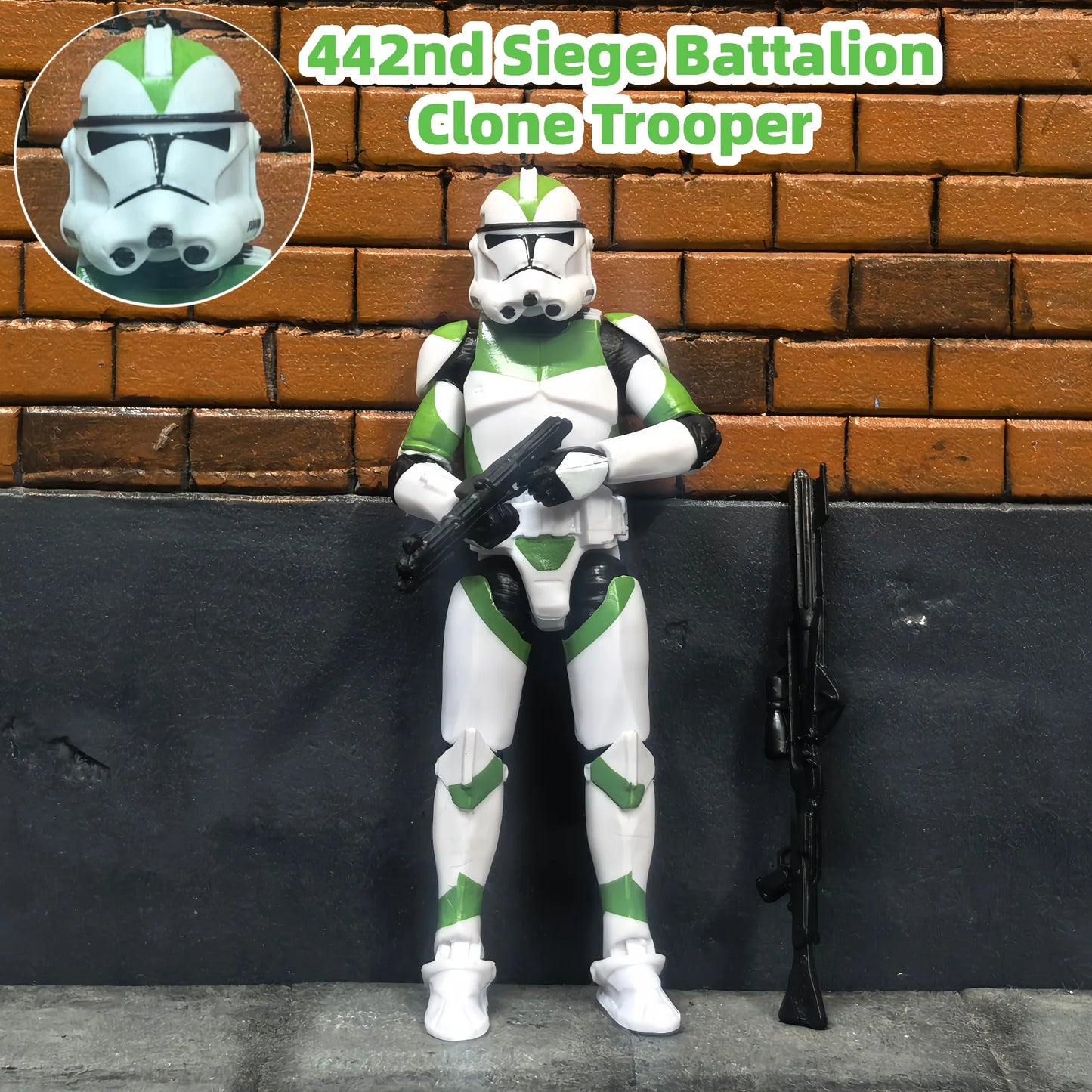 Star Wars  Clone Trooper  212th or 442nd Siege Battalion |  3.75 Inch figure