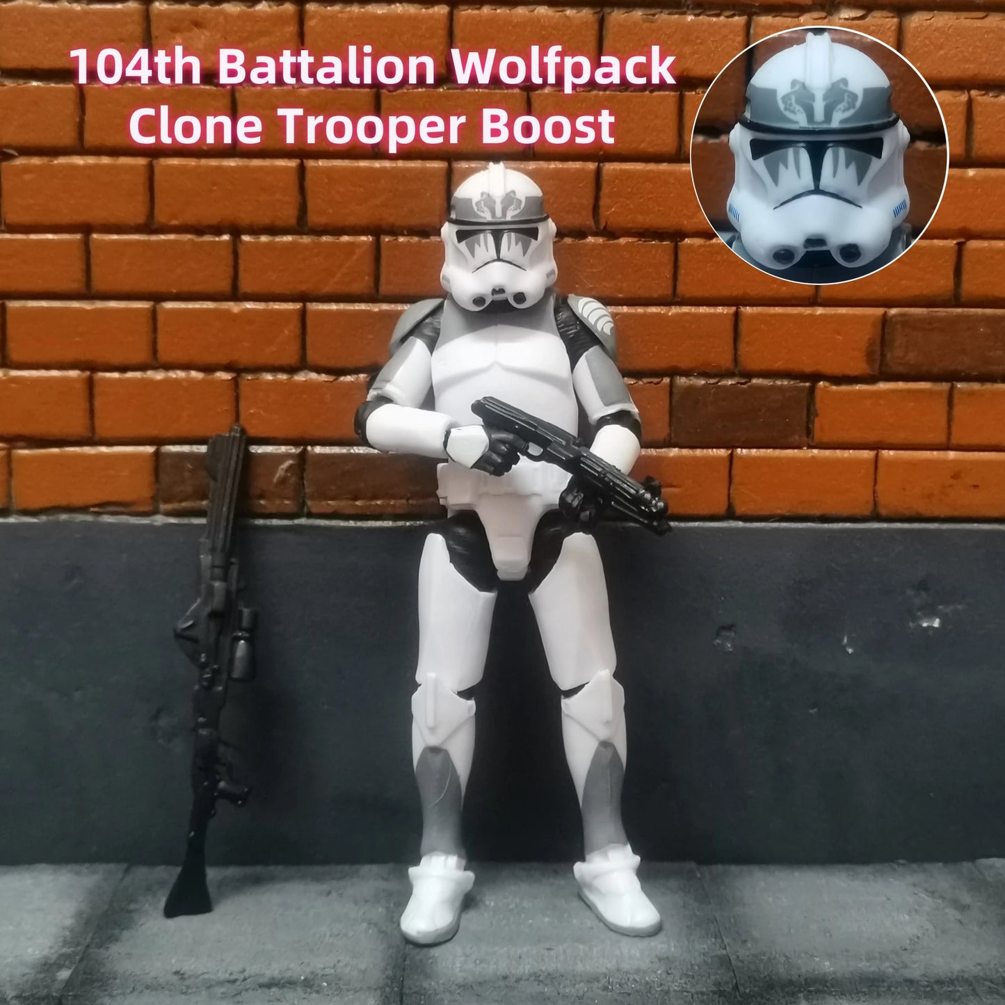 Star Wars 1/18 Airborne 212th or 104th Wolfpack 3.75 Inch Trooper