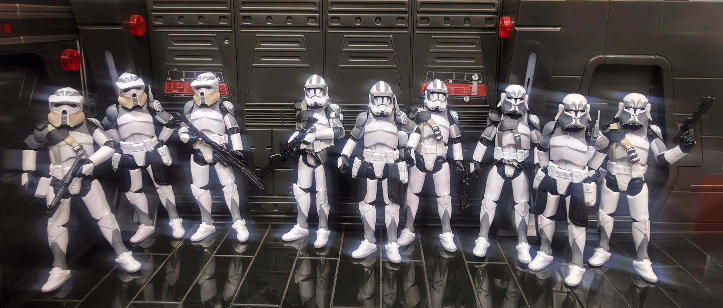 Star Wars 1/18 Airborne 212th or 104th Wolfpack 3.75 Inch Trooper