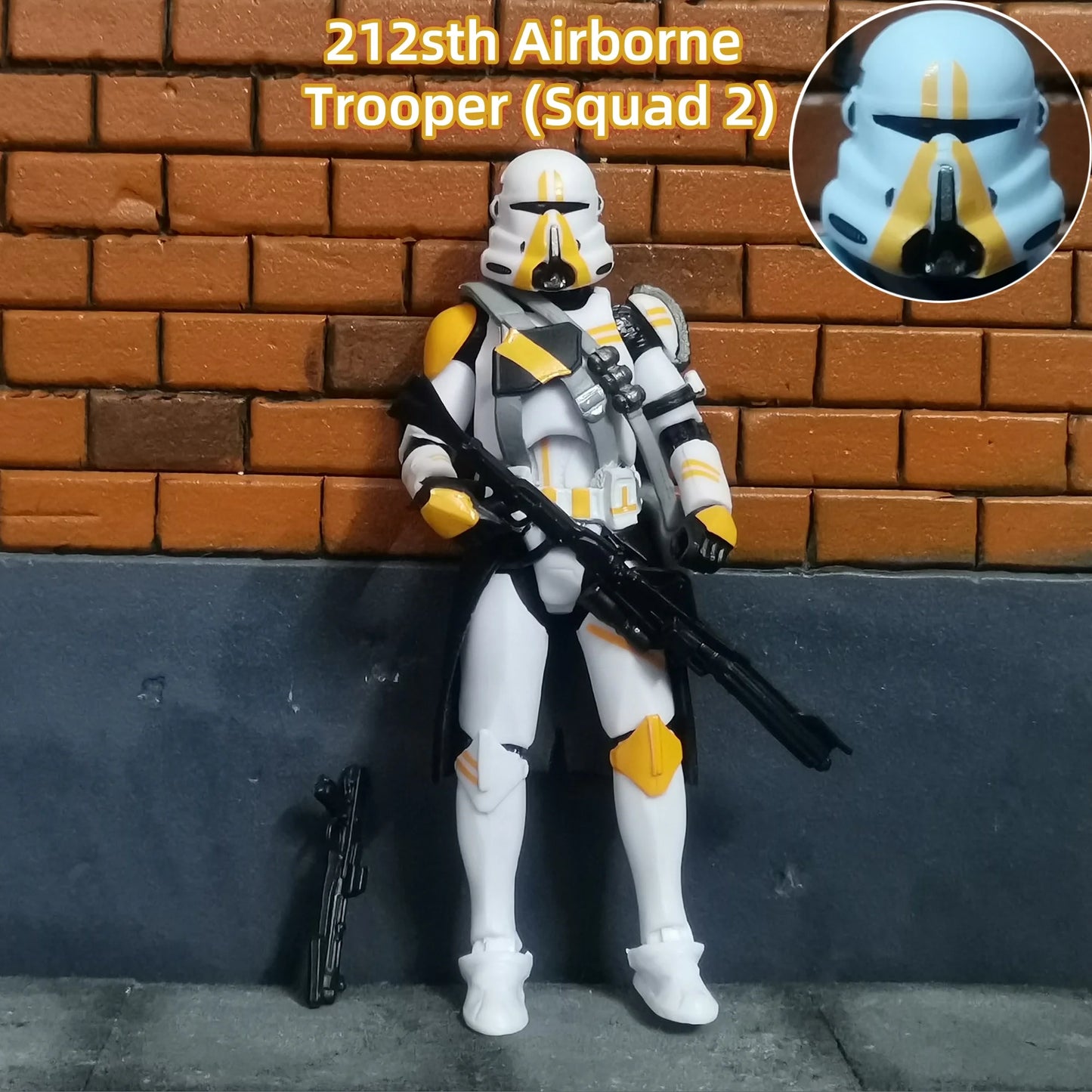 Star Wars 1/18 Airborne 212th or 104th Wolfpack 3.75 Inch Trooper