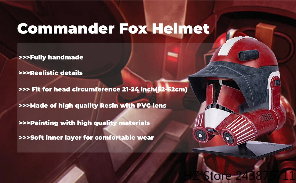 Clone Arc Commander Fox Helmet