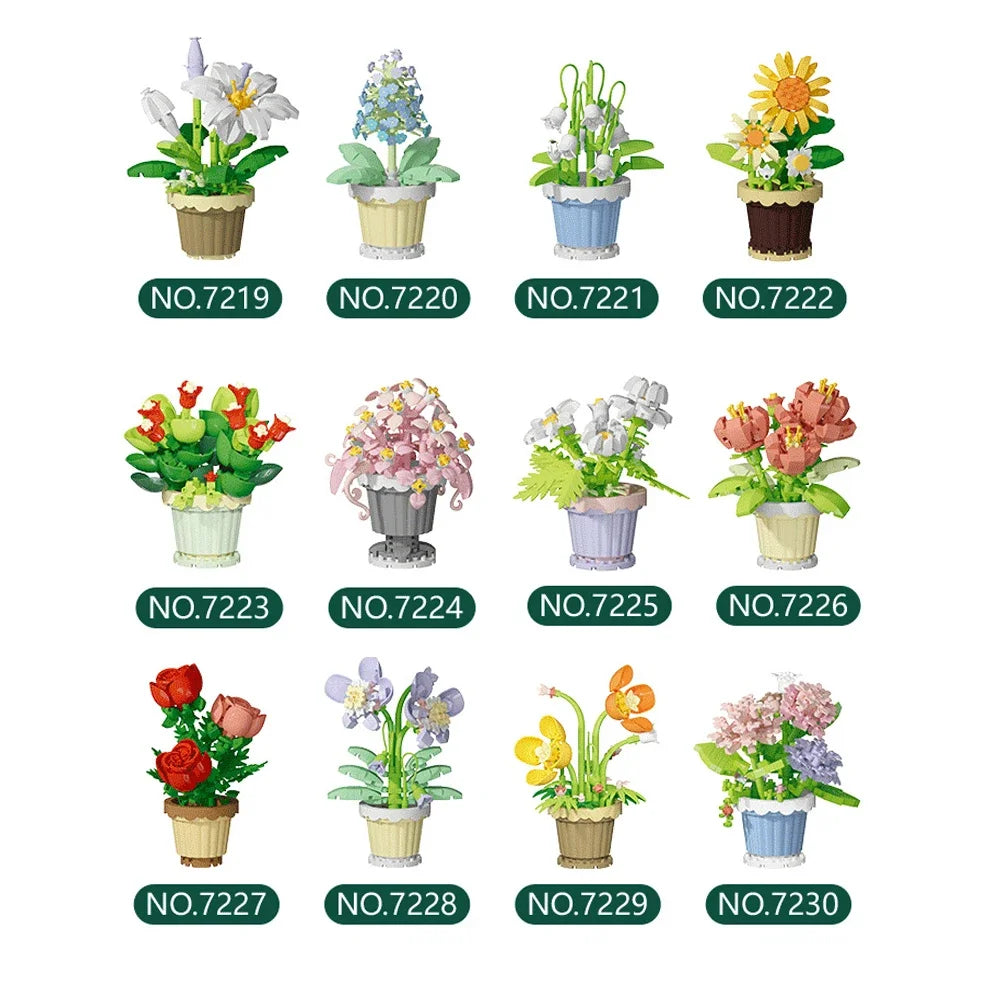 Mini Flower with Pot