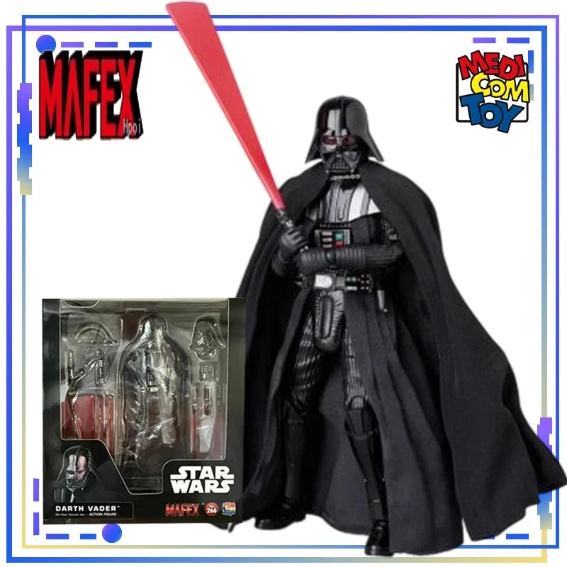 Medicom Toy Genuine MAFEX No.259 Stormtrooper (TM) Ver. 2.0 MAFEX No.256 The Mandalorian (Chrome Ver) Action Figure Toy Boy Gift