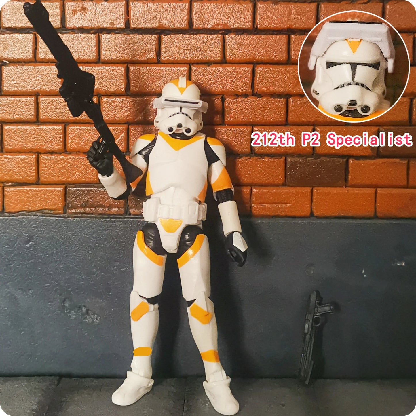 Star Wars 1/18 Airborne 212th or 104th Wolfpack 3.75 Inch Trooper