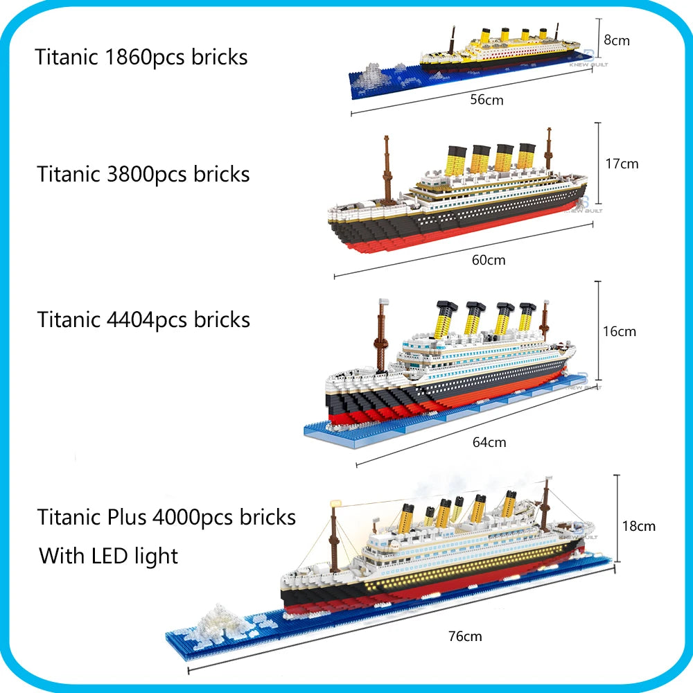 Titanic 3D Mini Bricks