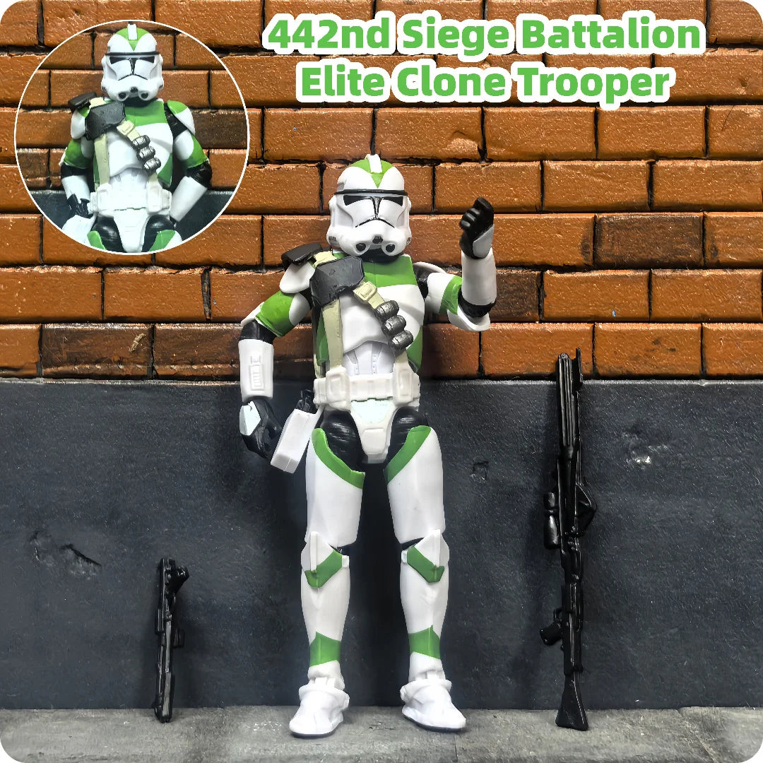 Star Wars  Clone Trooper  212th or 442nd Siege Battalion |  3.75 Inch figure