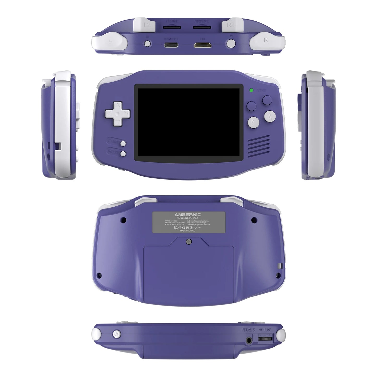 ANBERNIC RG34XX Retro Game Console | 3.4" IPS Screen
