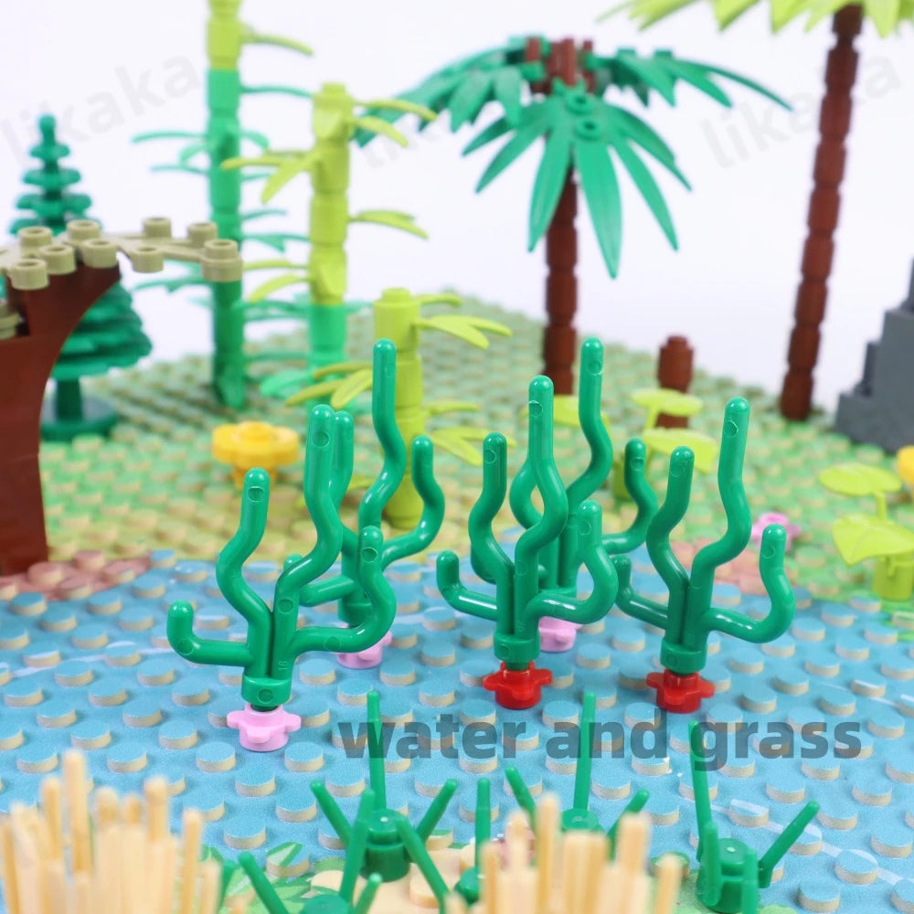 100PCS Tree + Plants Nature Accessories