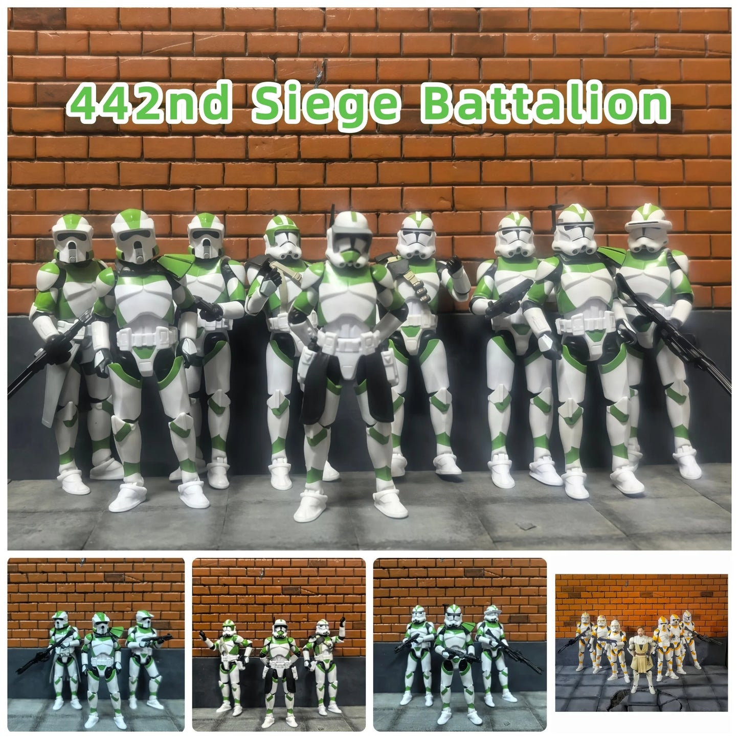 Star Wars  Clone Trooper  212th or 442nd Siege Battalion |  3.75 Inch figure