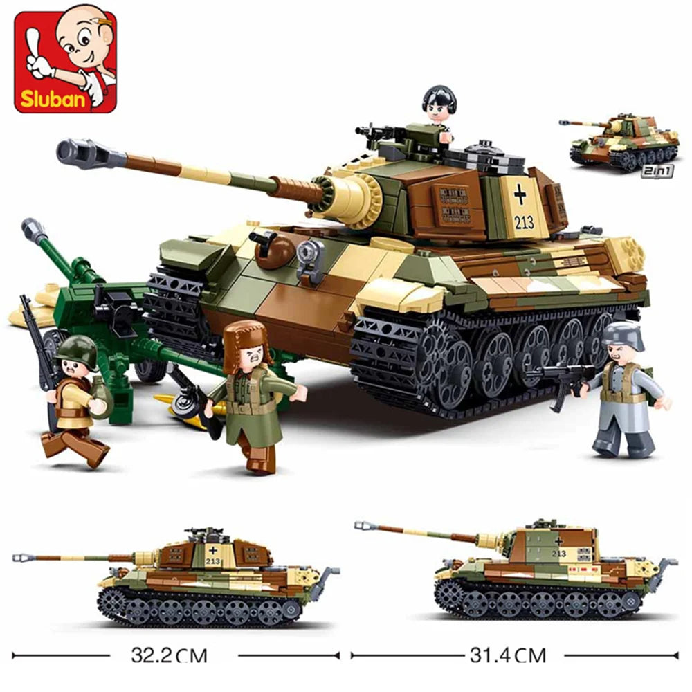 Tiger King Heavy Tank Land Force WW2