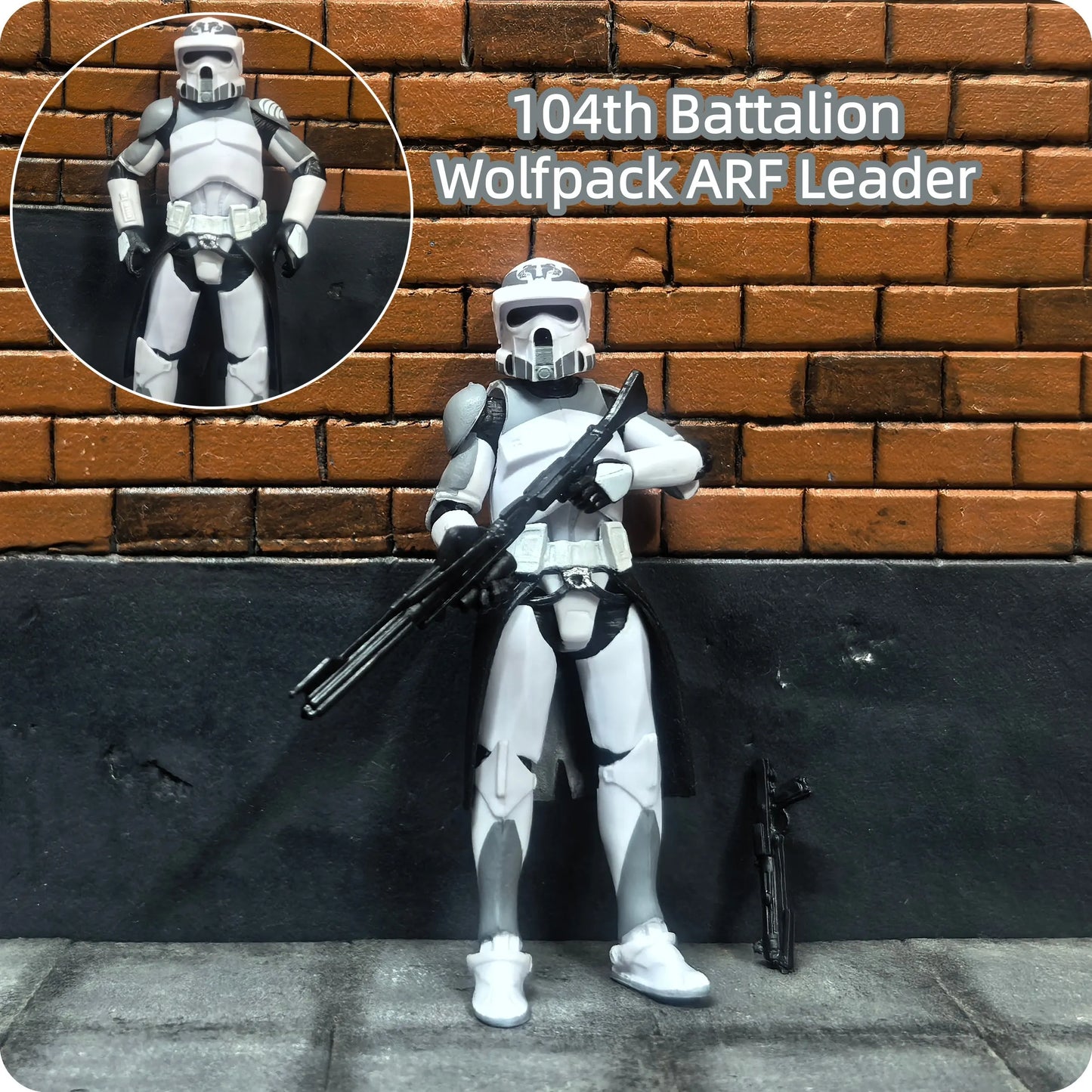 Star Wars 1/18 Airborne 212th or 104th Wolfpack 3.75 Inch Trooper