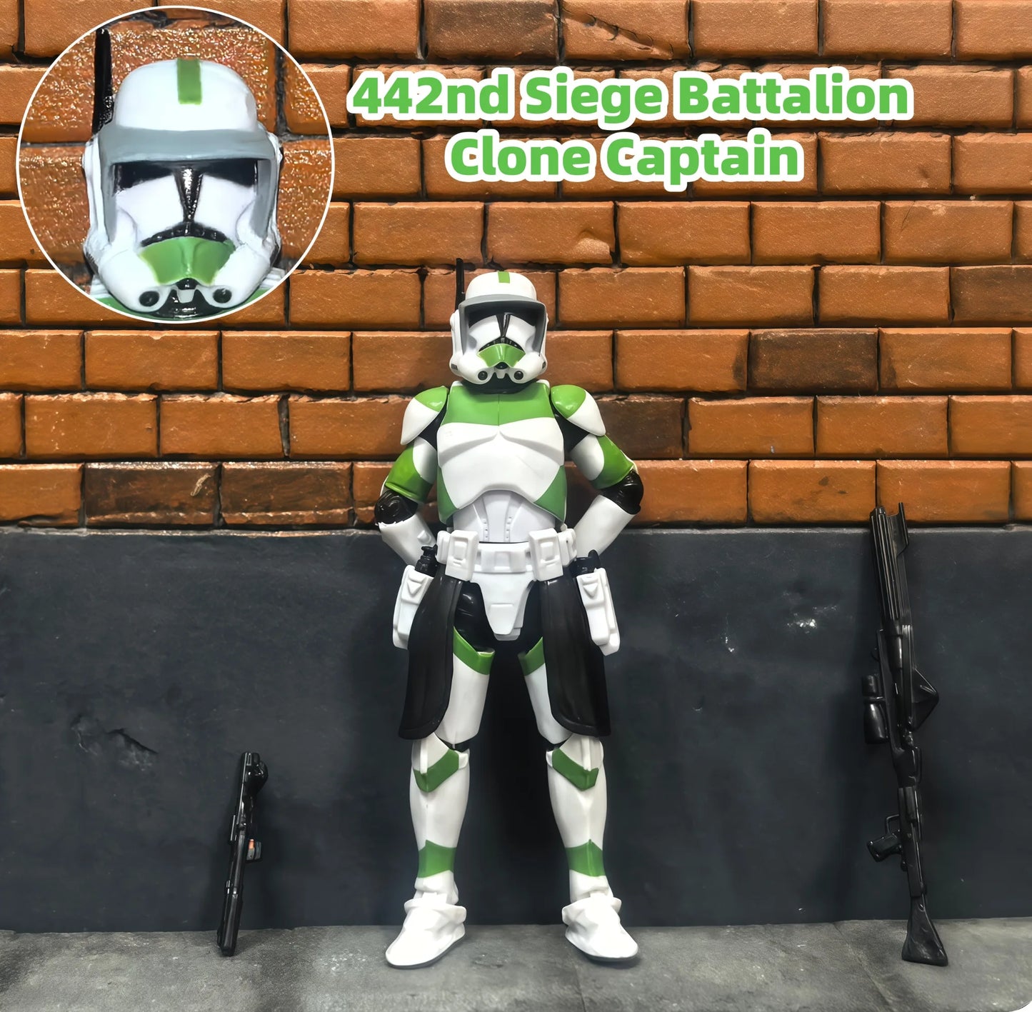 Star Wars  Clone Trooper  212th or 442nd Siege Battalion |  3.75 Inch figure
