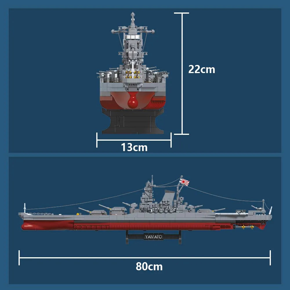Japanese Yamato Battleship 1:300 Scale