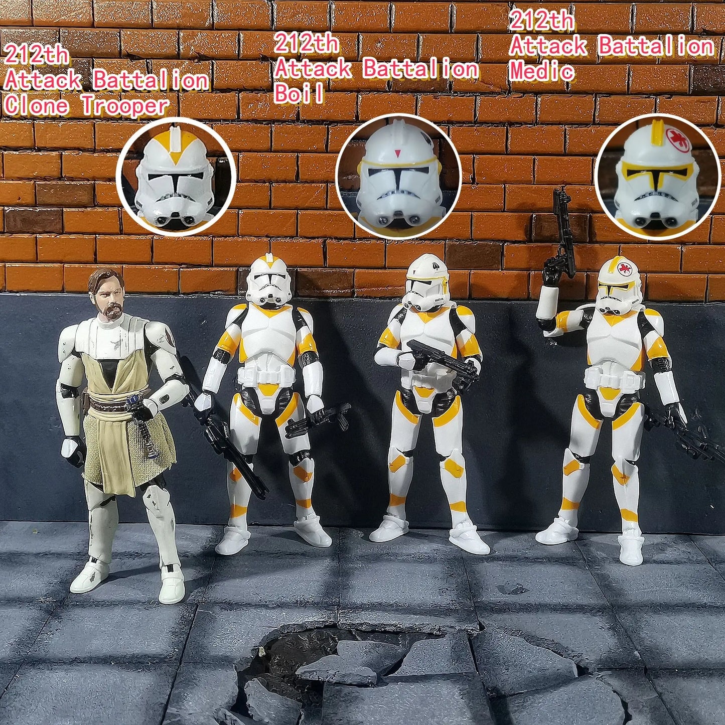 Star Wars  Clone Trooper  212th or 442nd Siege Battalion |  3.75 Inch figure