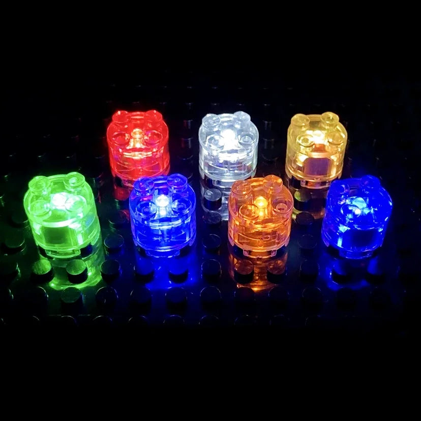 5pcs 2x2 dot LED Light Up Bricks