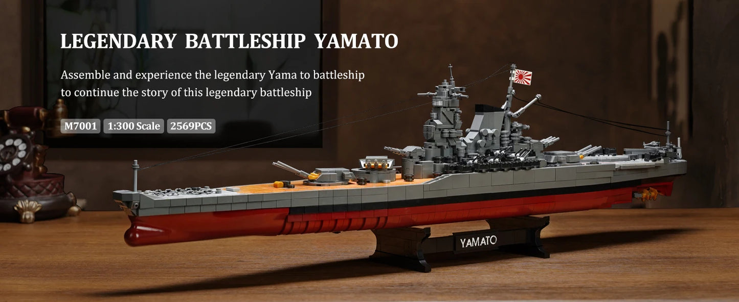 Japanese Yamato Battleship 1:300 Scale