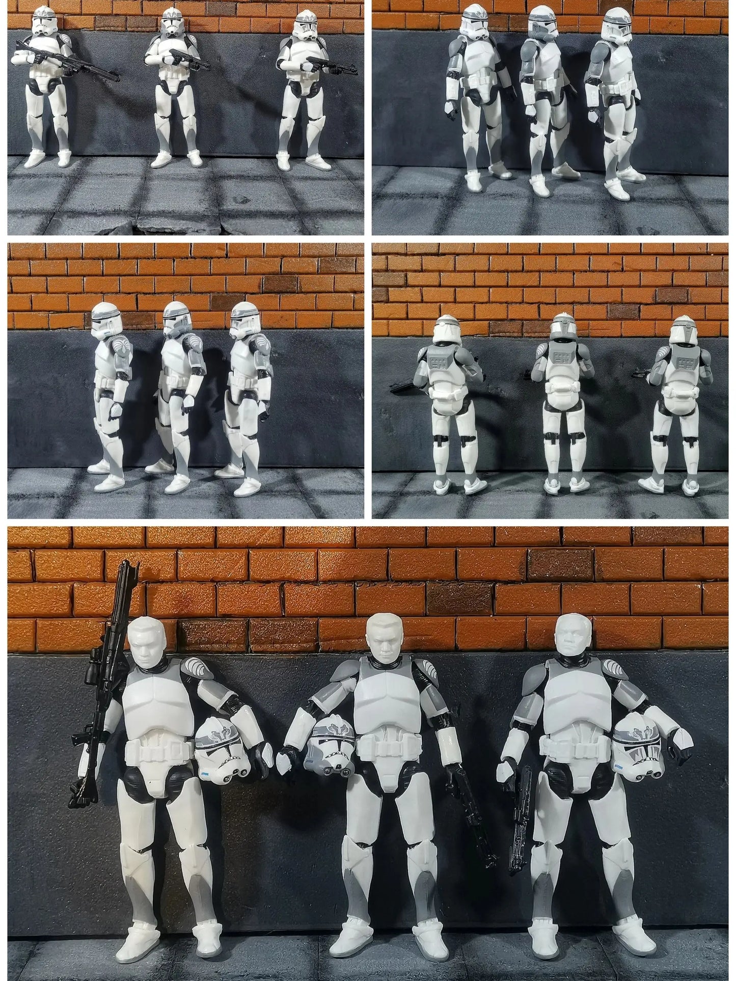 Star Wars 1/18 Airborne 212th or 104th Wolfpack 3.75 Inch Trooper
