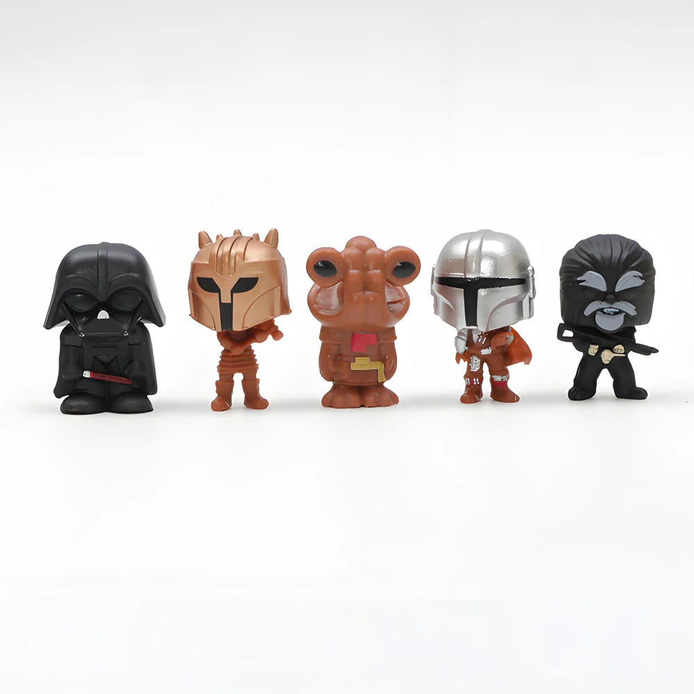 16 PCS/Set Star Wars 3-5cm Cute Figures