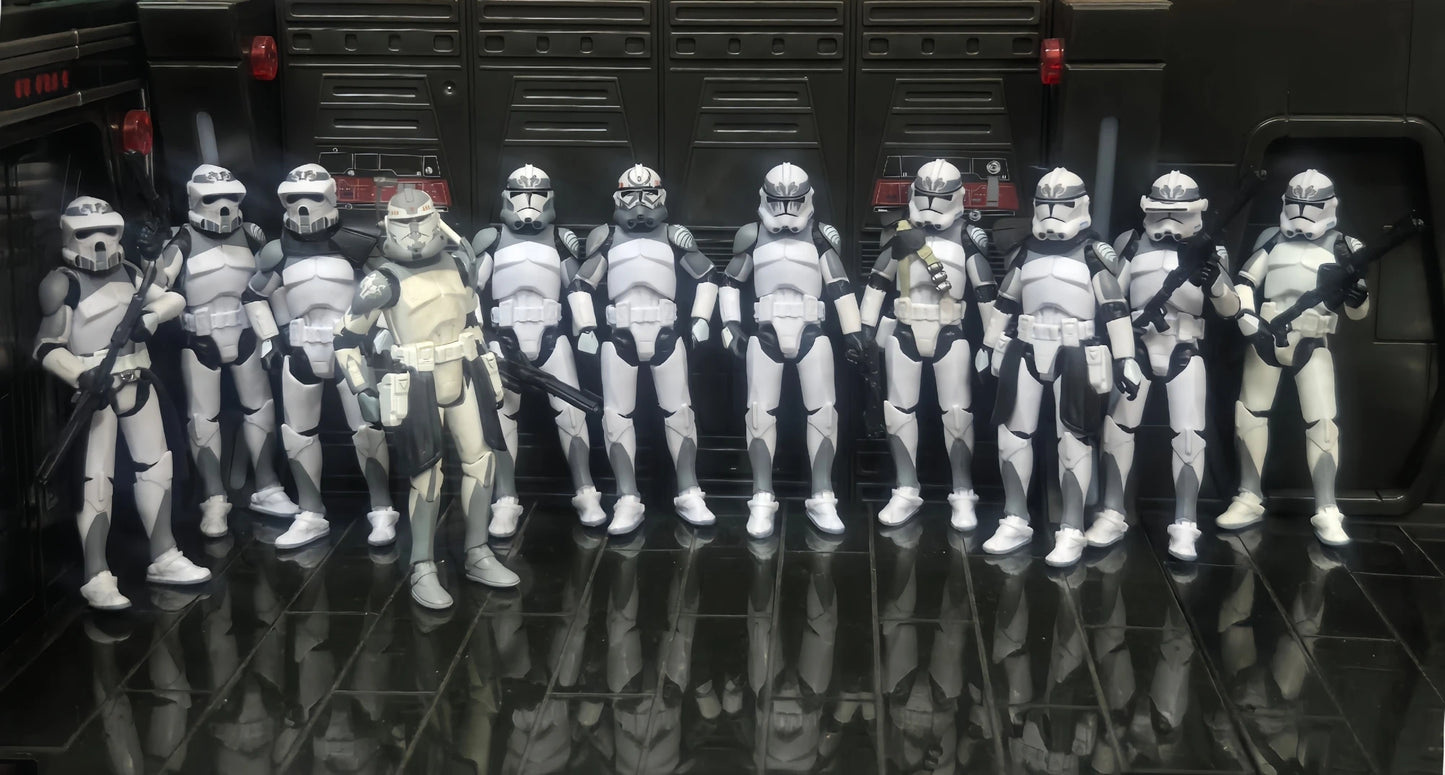 Star Wars 1/18 Airborne 212th or 104th Wolfpack 3.75 Inch Trooper