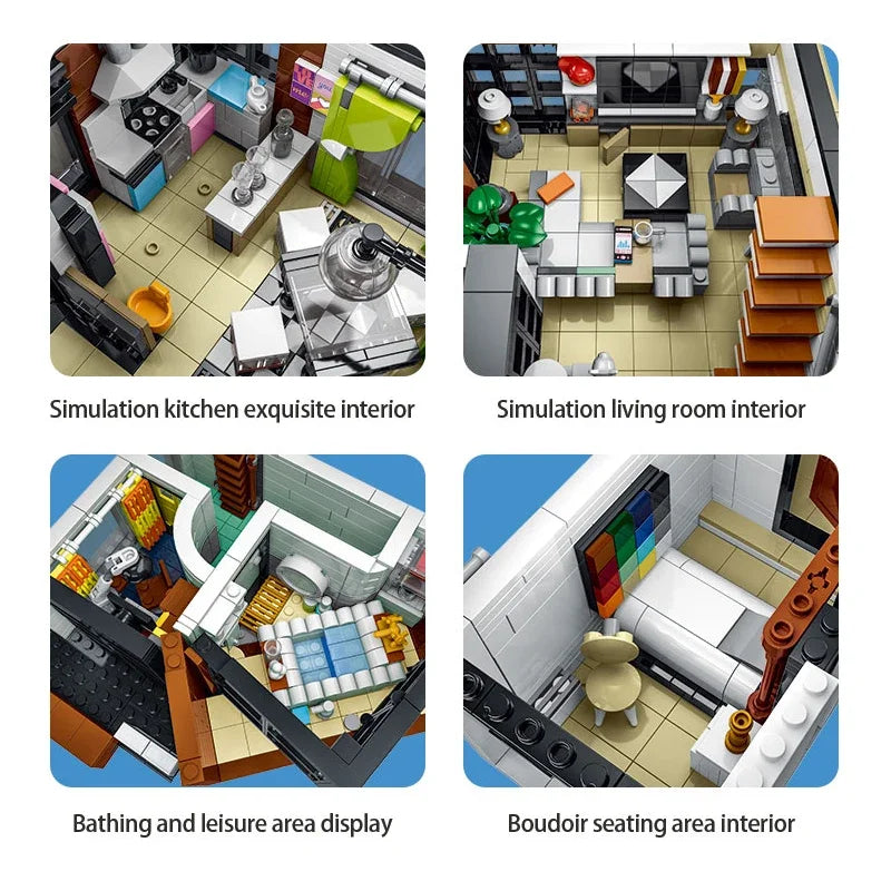 Modern Villa Modular City Building