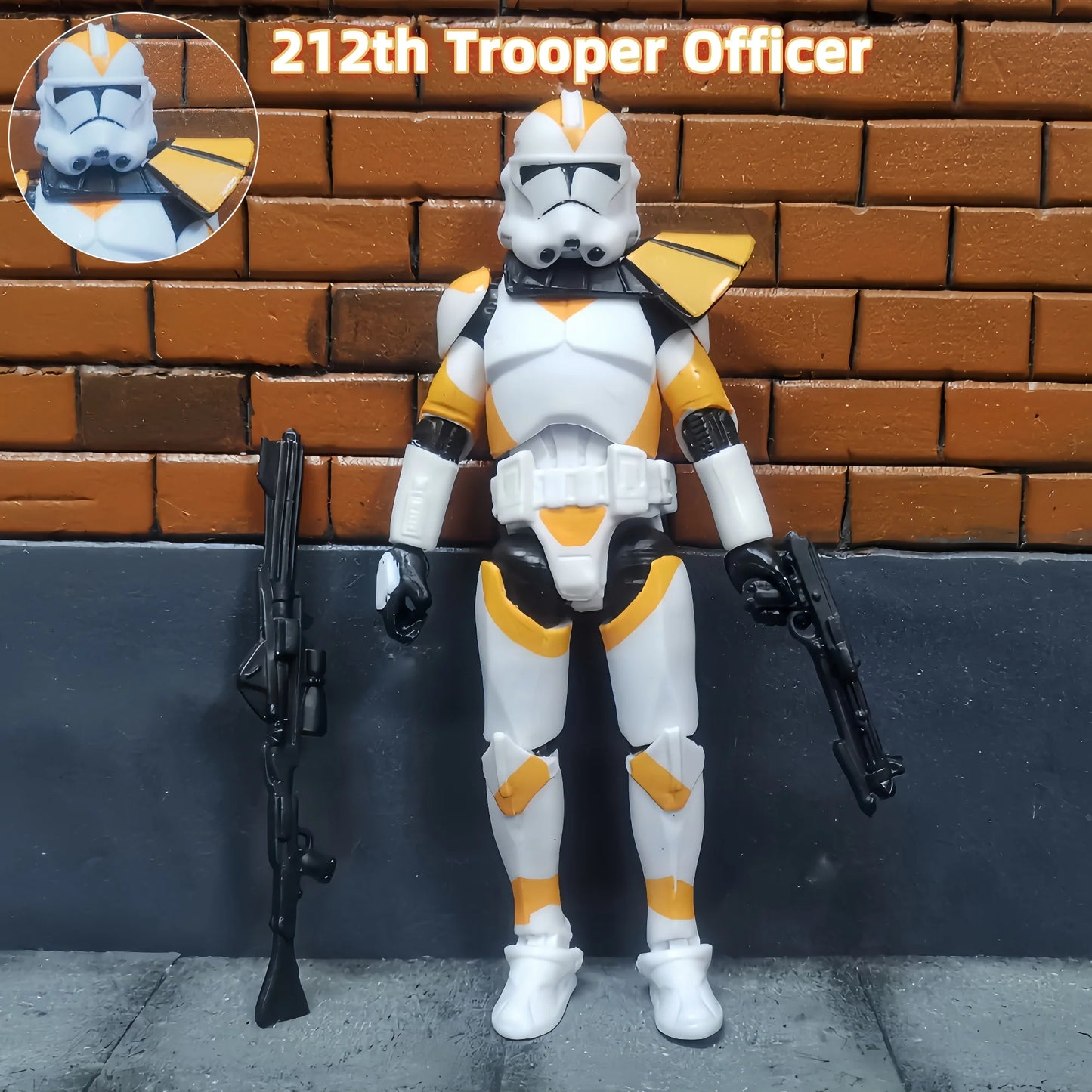 Star Wars 1/18 Airborne 212th or 104th Wolfpack 3.75 Inch Trooper