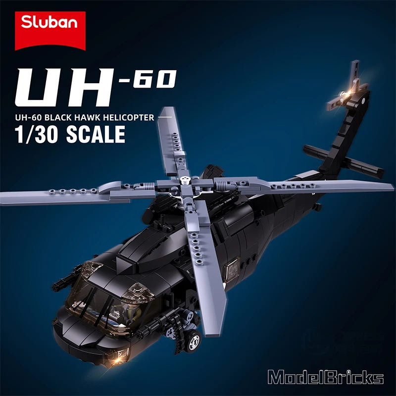 Military UH-60L Medical Rescue Black Hawk Helicopter