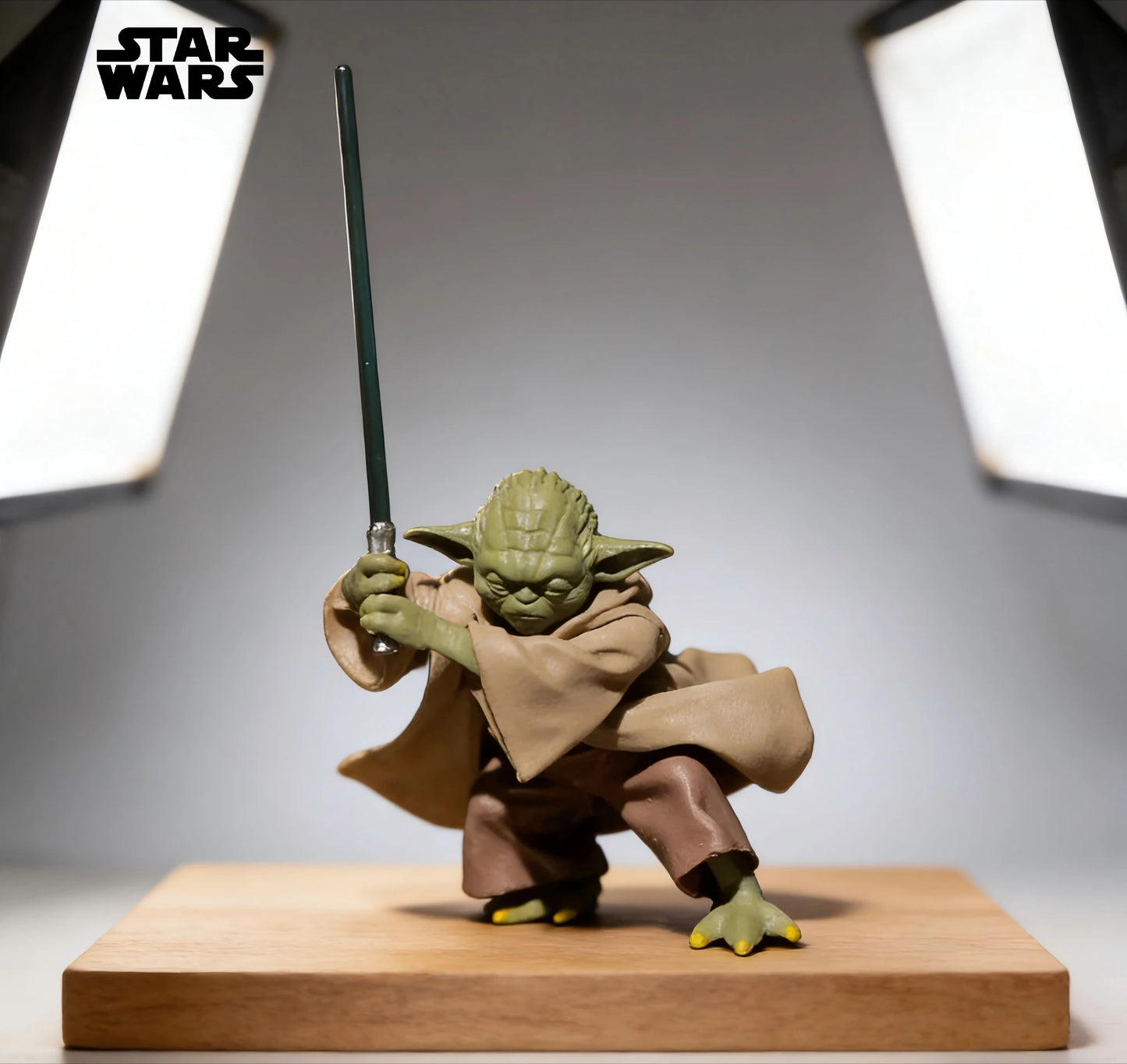 Star Wars Mandalorian Master YODA Action Figure - Collectible Toy with Sword